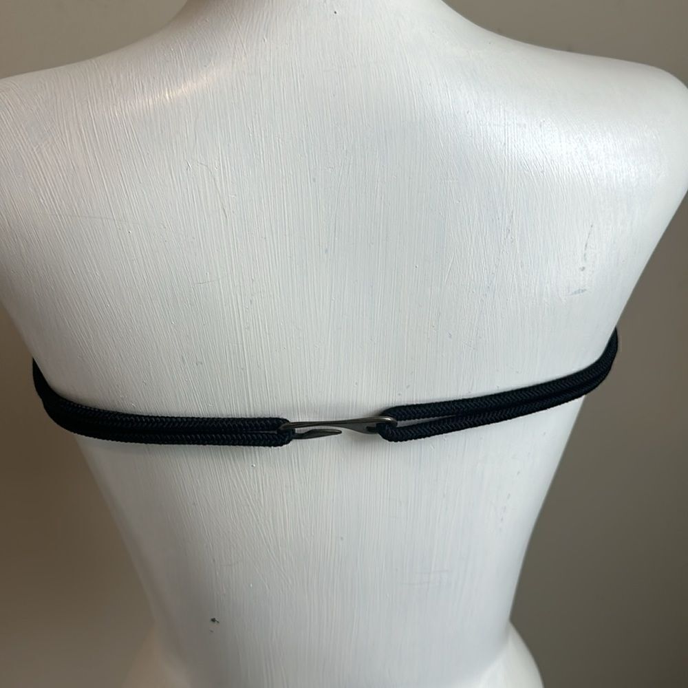 Vintage Metal/Bead/Bungee Belt Accessory 30” M - Picture 3 of 5